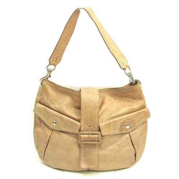 miumiu Shoulder bag Beige Silver Woman unisex Authentic Used